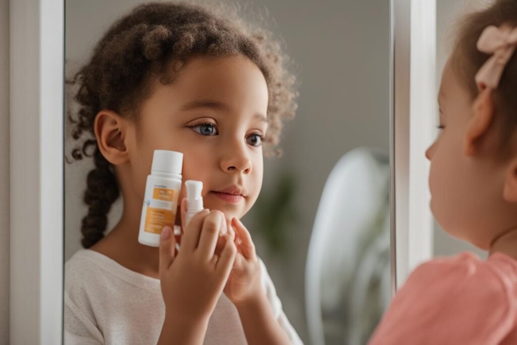 changing skincare routine for kids