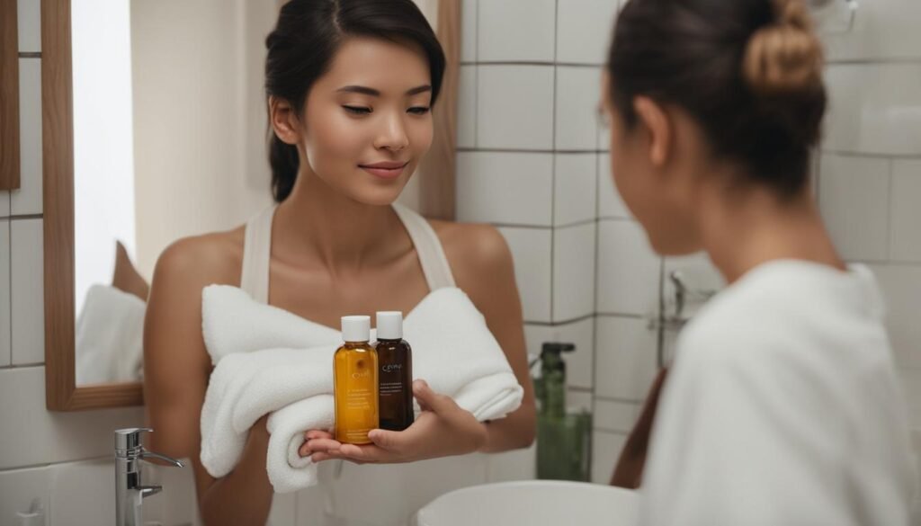 oily skin care routine image