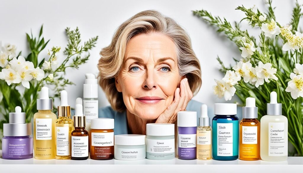 menopause skincare products