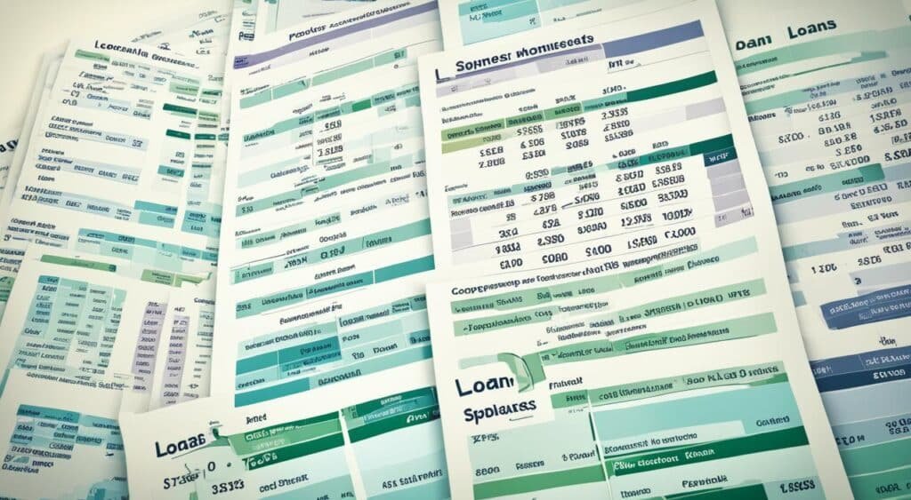 loan amounts and terms
